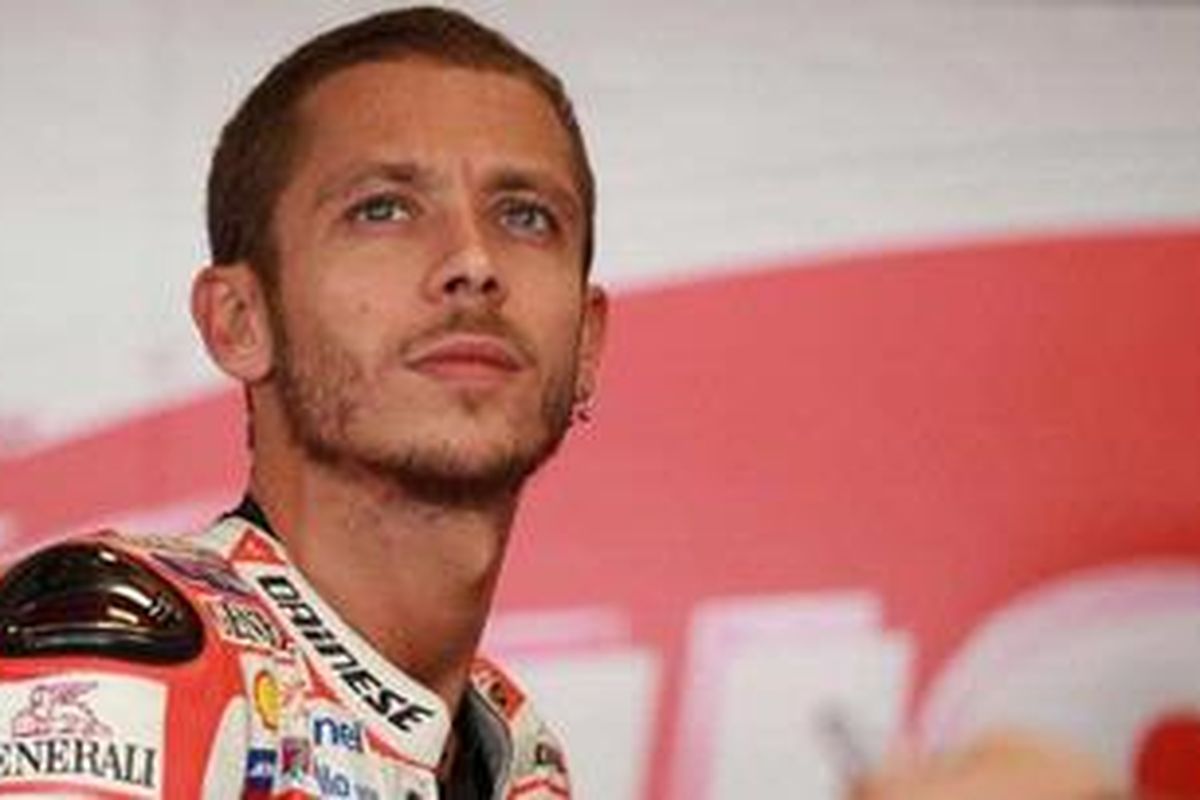 Pebalap Ducati, Valentino Rossi.