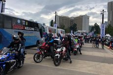 Ribuan Sepeda Motor Kampanyekan Keselamatan Berlalu Lintas