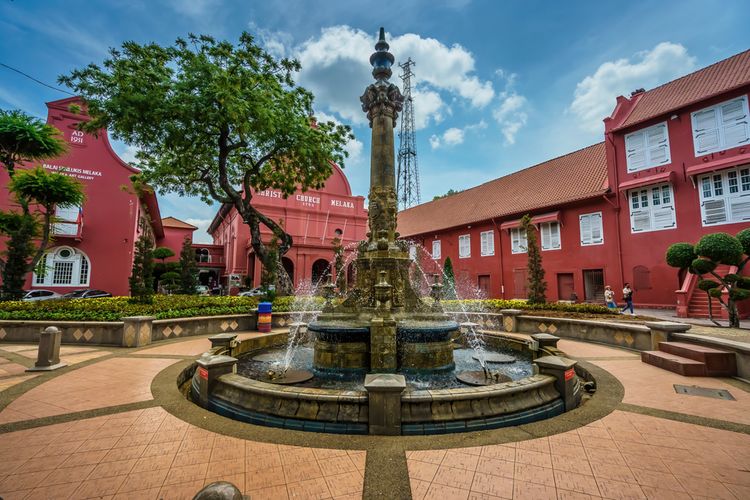 Bangunan Stadthuys di Melaka, Malaysia