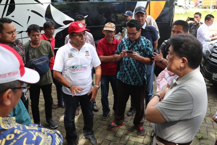 Wali Kota Makassar, Mohammad Ramdhan ?Danny? Pomanto mendampingin KPK cek aset Pemkot Makassar yang bermasalah, Rabu (1/5/2019).