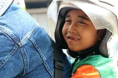Senyum Anak Jalanan bersama Honda Big Bike 