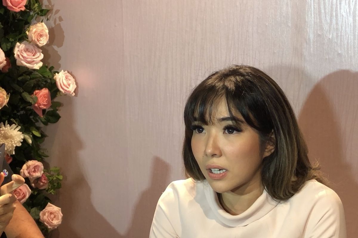 Gisel Anastasia saat dijumpai di Grand Indonesia, Jakarta Pusat, Kamis (5/12/2019). 