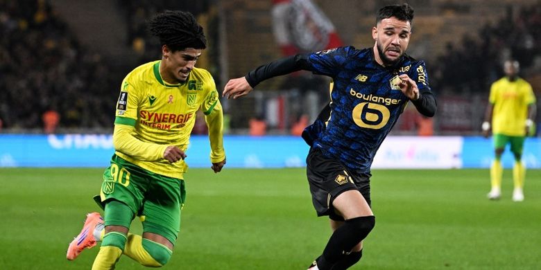 Bek Timnas Indonesia, Calvin Verdonk, mengambil bagian dalam laga Liga Perancis Nantes vs Lille pada Minggu (20/10/2025) atau Senin dini hari WIB.