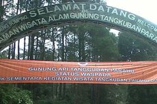 Tangkuban Parahu Ditutup