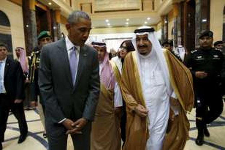 Presiden AS Barack Obama dan Raja Salman