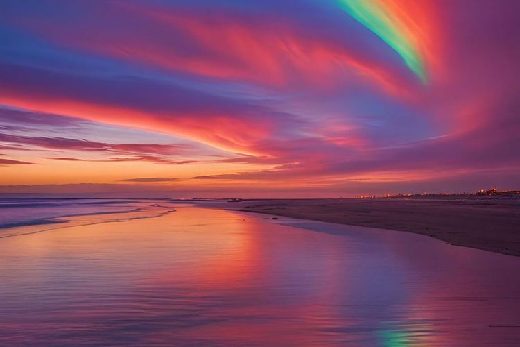 Apa Itu Cloud Iridescence? Ini Proses Terjadinya Awan Warna-warni Mirip Pelangi 