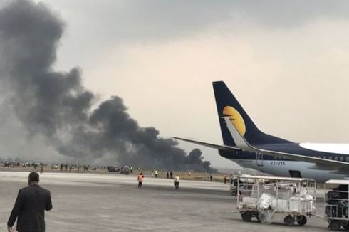 Pesawat Maskapai Bangladesh Tergelincir di Bandara Kathmandu
