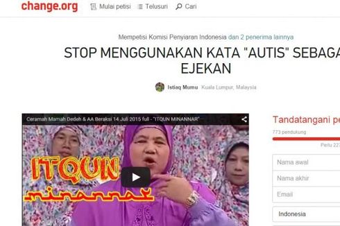 Samakan Penyandang Autisme dengan Orang yang Asyik dengan Ponsel, Mamah Dedeh Dikritik