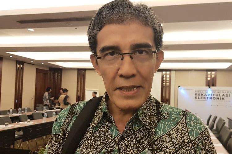 Mantan Komisioner KPU RI Hadar Nafis Gumay saat ditemui di acara FGD KPU tentang E-Rekapitulasi di kawasan Sudirman, Jakarta Pusat, Rabu (2/10/2019).