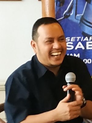 Ketua DPP Partai Nasdem Willy Aditya saat mengisi diskusi bertajuk Memaknai Pelukan Politik PKS dan Partai Nasdem di Kedai Sirih Merah, Tanah Abang, Jakarta Pusat, Sabtu (2/11/2019). 