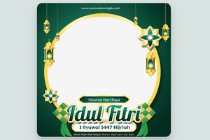 70 Link Download Twibbon Idul Fitri 2026 Menarik buat Dibagikan ke Medsos