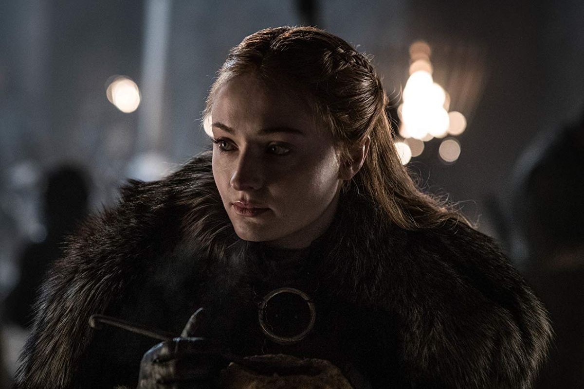 Sophie Turner, aktris pemeran Sansa Stark dalam Game of Thrones.