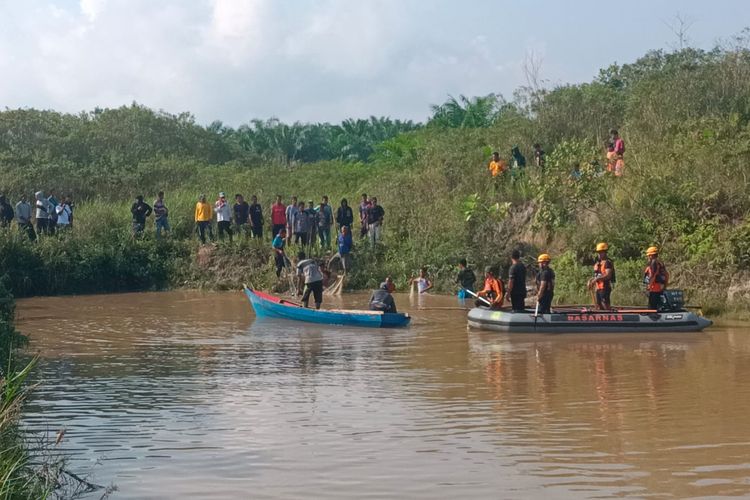 Kawasan sungai Bukit Layang, Bangka, lokasi tewasnya nelayan bernama Ridwan, Jumat (2/6/2023).