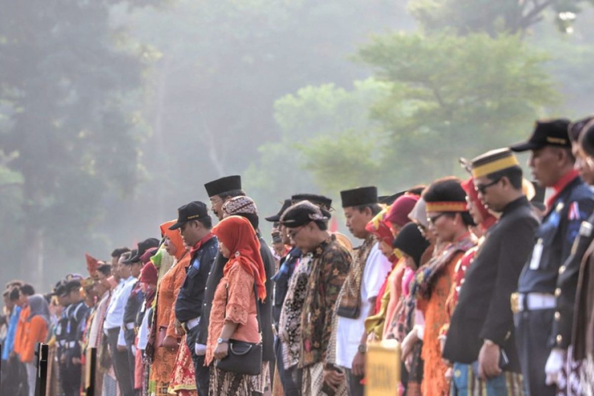 Peringatan HUT RI ke-73 di lingkungan Kemenristekdikti (17/8/2018)