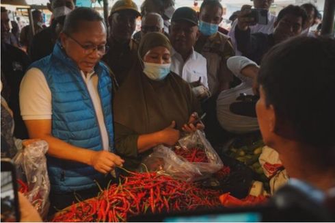 Mendag Zulhas Kunjungi Pasar Angso Duo Jambi, Sebut Harga Bapok Makin Murah