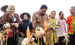 Pj Gubernur Jateng Harap Panen Jagung di Grobogan Tingkatkan Produksi dan Kendalikan Inflasi