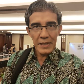 Mantan Komisioner KPU RI Hadar Nafis Gumay saat ditemui di acara FGD KPU tentang E-Rekapitulasi di kawasan Sudirman, Jakarta Pusat, Rabu (2/10/2019).