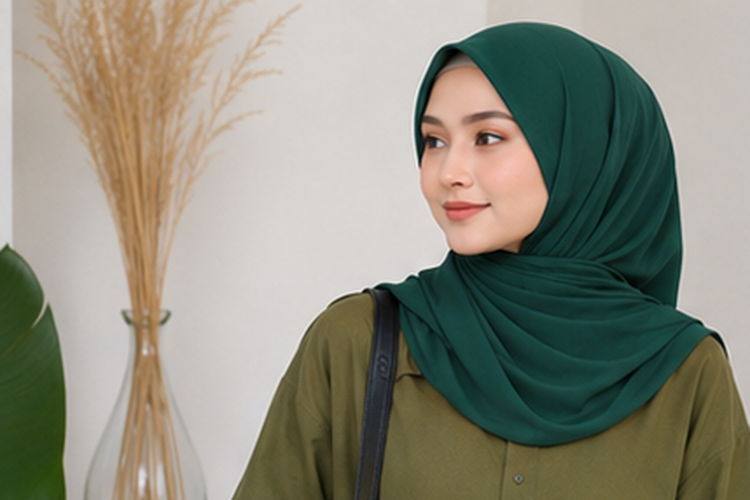 Inspirasi warna jilbab yang cocok dipadukan dengan baju army, mulai dari netral, pastel, earth tone, hingga abu-abu yang stylish.