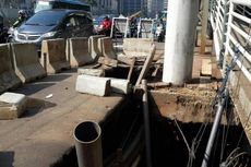 Jembatan Penyeberangan Polda Metro Ditutup Sementara