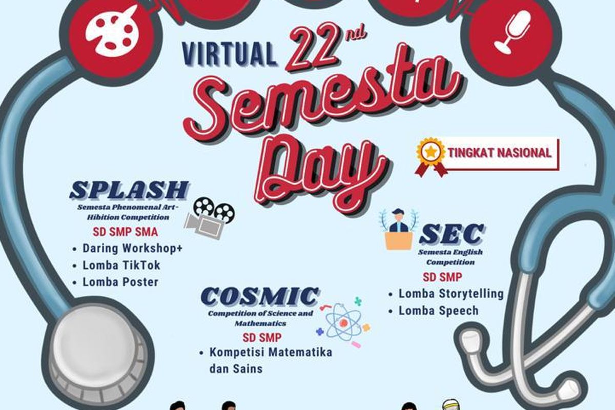 Menyambut Hari Ulang Tahun ke-22, Sekolah Semesta ke 22, Sekolah Semesta Semarang kembali menggelar Program Beasiswa Prestasi jenjang SMP dan SMA.