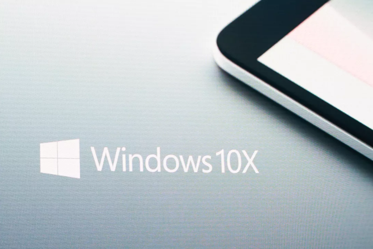 Ilustrasi Windows 10X.