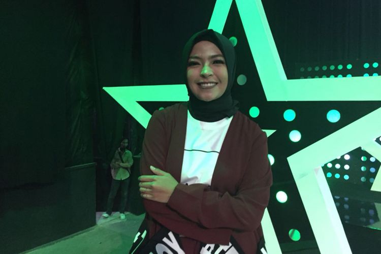 Tantri Kotak saat ditemui usai menjadi juri dalam acara JOOX Karaoke Superstar, di kawasan Tendean, Jakarta Selatan, Rabu (31/10/2018).