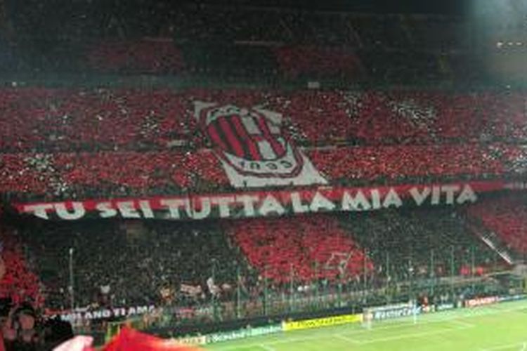 Stadion San Siro, Milan. 