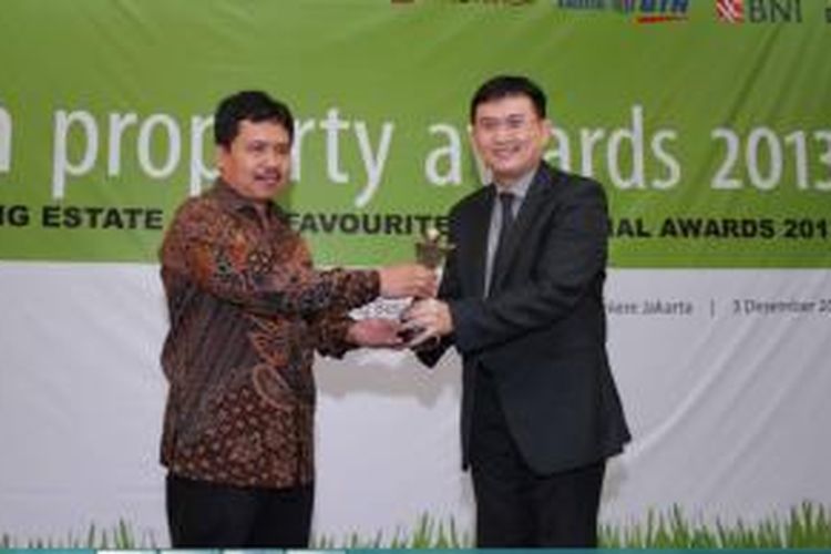 Managing Director PT Modernland Realty Tbk Andy K Natanael meraih penghargaan 