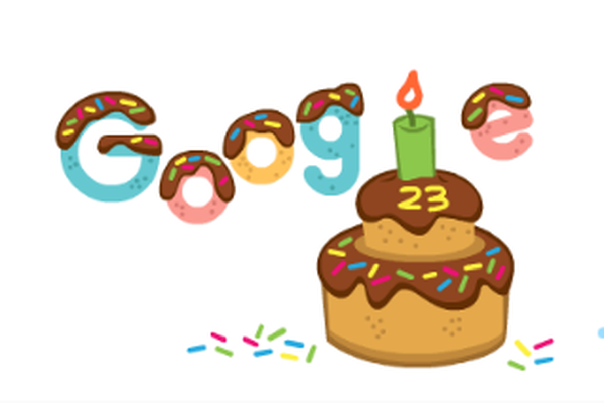 Ilustrasi kue tart pada halaman pembuka mesin pencari Google. Apa maknanya?