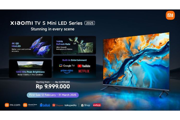 Tersedia dalam tiga ukuran?55 inci, 65 inci, dan 75 inci, TV ini dirancang untuk memenuhi berbagai kebutuhan pengguna dengan kualitas visual superior. 