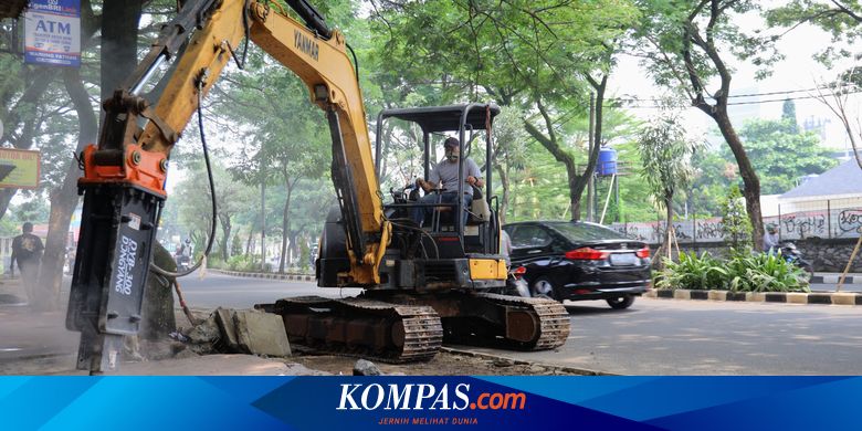 Trotoar Ciater Tangsel Direvitalisasi, Akan Lebih Luas dan Ramah Difabel