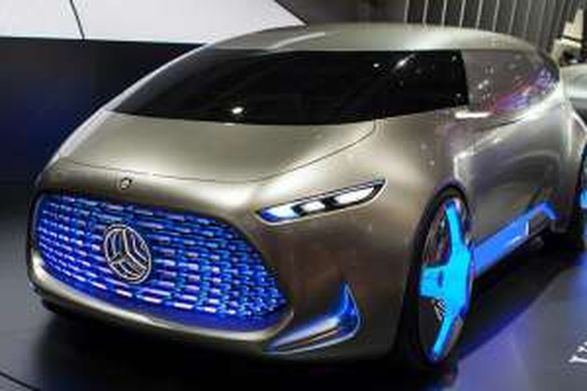 Mercedes-Benz konsep elektrik yang tampil di Tokyo Motor Show 2015.