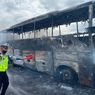 Bus Rombongan Wisatawan Terbakar di Tol Pandaan-Malang, Penumpang Berteriak Kepanasan