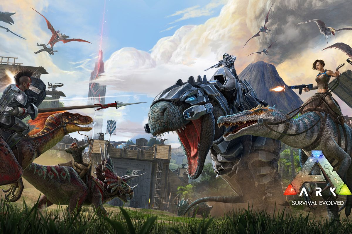 Ilustrasi game Ark: Survival Evolved.