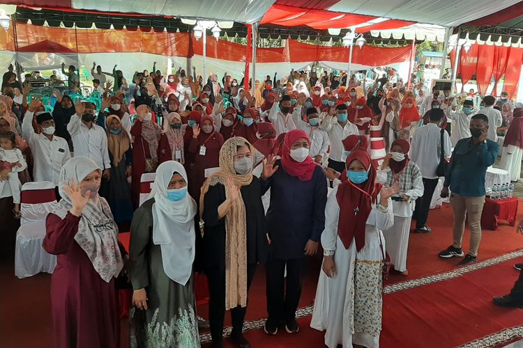 Salah satu kegiatan kunjungan kerja Ketua DPR RI Puan Maharani di Sumenep Jawa Timur pada Kamis (3/3/2022). 