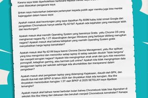 Tak Diizinkan Bicara ke Media, Nadiem Unggah Surat ke Medsos