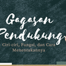 Gagasan Pendukung dalam Bahasa Indonesia