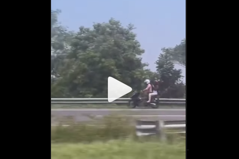 Viral, Video Polisi Antar Pemudik yang Tertinggal dengan Naik Motor Menyusuri Tol, Ini Kronologinya