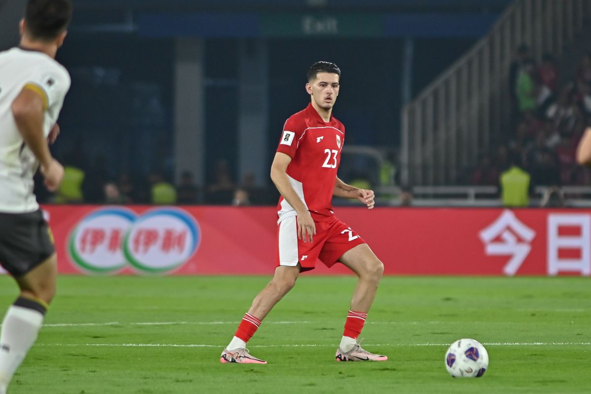 Penampilan solid Justin Hubner di lini pertahanan Timnas Indonesia saat mengalahkan China dalam laga Kualifikasi Piala Dunia 2026 Zona Asia, Kamis (5/6/2025) di Stadion Utama Gelora Bung Karno, Senayan, Jakarta.