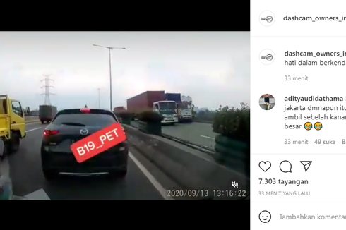 Jangan Terlalu Lama Melaju di Lajur Kanan Jalan Tol, Ini Dampaknya