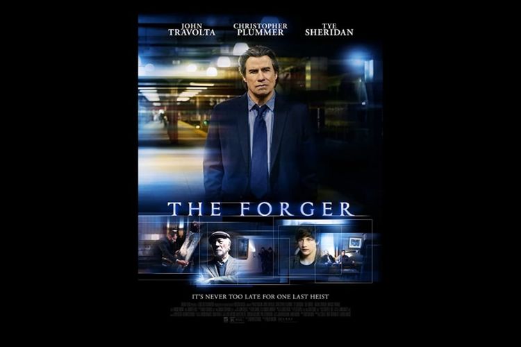 Poster film The Forger (2014), dibintangi aktor John Travolta.