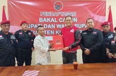 Maju Pilkada, Mantan Bupati Kulon Progo Ambil Formulir Penjaringan Bacabup di PDI-P