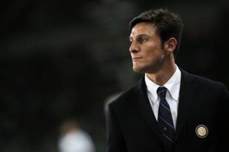 Mantan kapten Inter Milan, Javier Zanetti. 