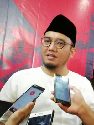 Ketua Pemuda Muhammadiyah Dahnil Anzar Simanjuntak saat ditemui di Gedung PP Muhammadiyah, Rabu (28/2/2018)