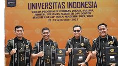 5 Perwira TNI AD Lulus S2 di UI dengan IPK di Atas 3,86