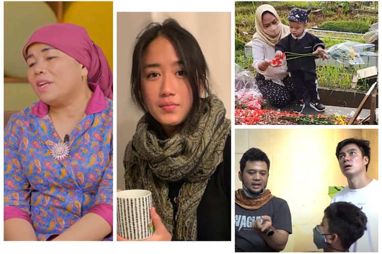 Kolase foto Dewi Zuhriati, Chef Renatta, Gala Sky Andriansya, Baim Wong dan Panji Petualang