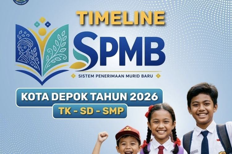 Jadwal SPMB Kota Depok 2026 Jenjang TK, SD, dan SMP