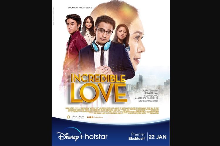 Film drama Incredible Love akan tayang di Disney+ Hotstar mulai 22 Januari mendatang.