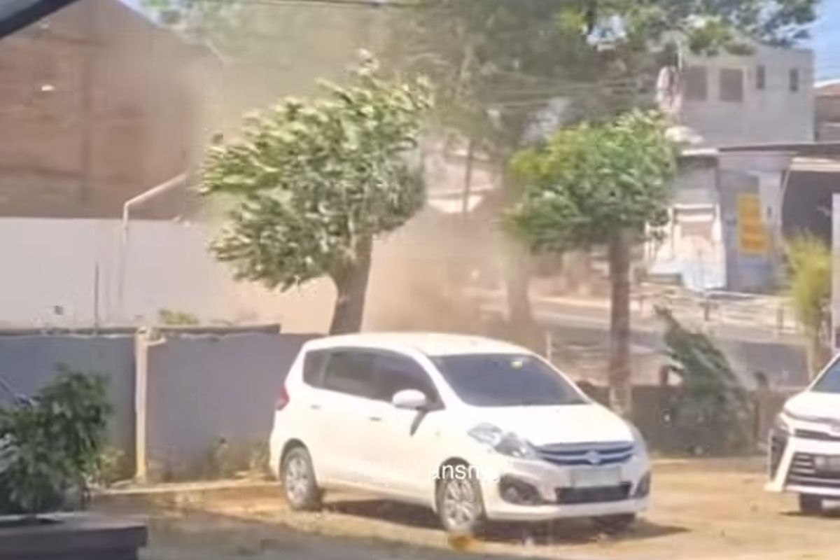 puting beliung suratmo semarang video viral