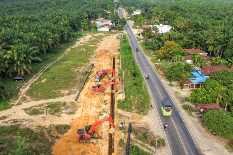 Pembangunan Pipa Gas Dusem Capai 32,3 Persen, Perkuat Ketahanan Energi